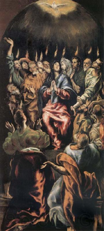 El Greco Pentecostes Norge oil painting art